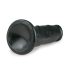 Easytoys - Lebensechter Dildo mit Saugnapf (15,5 cm) - Schwarz