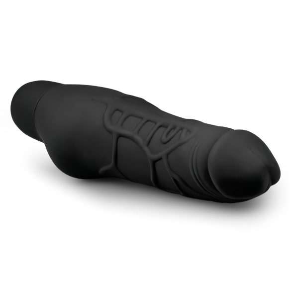 Easytoys Power Vibe - Silikon Penis Vibrator normal (schwarz)