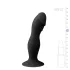 Easytoys - glatter Saugnapf-Dildo (schwarz)