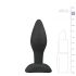 Easytoys - Silikon Analplug - Klein (Schwarz)