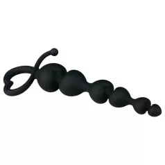 EasyToys - anale Perlen-Dildo (schwarz)
