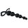 EasyToys - Anal-Dildo mit Perlen (Schwarz)