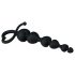 EasyToys - Anal-Dildo mit Perlen (Schwarz)
