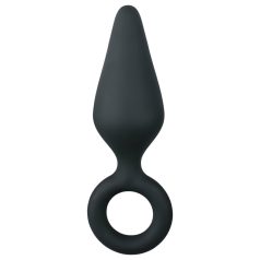 Easytoys Pointy Plug - mittlerer Ring-Analplug (schwarz)