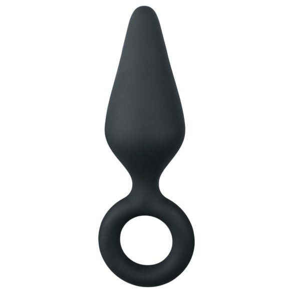 Easytoys Pointy Plug – Ring-Analdildo – Medium (Schwarz)