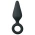 Easytoys Pointy Plug – Ring-Analdildo – Medium (Schwarz)