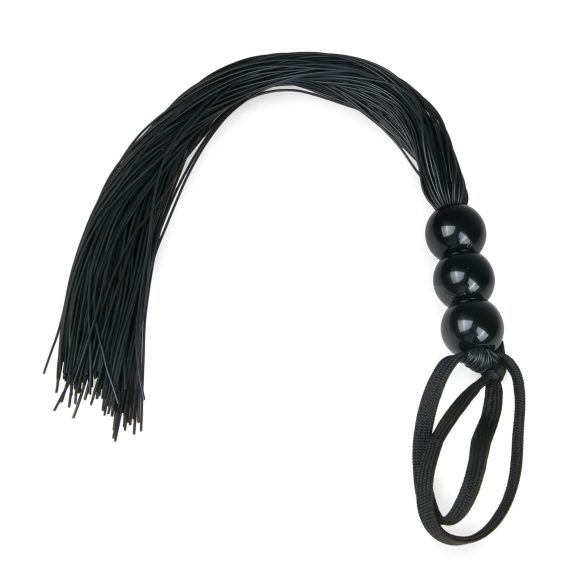 Easytoys Silikon Peitsche - Schwarze Silikonpeitsche