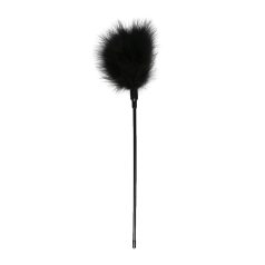 Easytoys - Feder-Streichelpinsel - lang (schwarz)