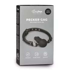 Easytoys - Mundknebel mit Dildo (schwarz)