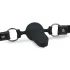EasyToys - Mundknebel mit internem Dildo (schwarz)