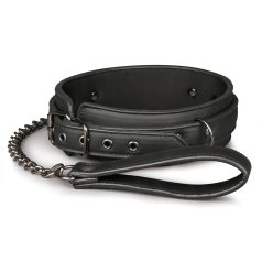 Easytoys - Fetisch Halsband & Leine (schwarz)