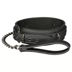 Easytoys - Fetisch Halsband & Leine (schwarz)