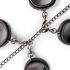 Easytoys - Set aus Halsband, Hand- und Fußfesseln (schwarz)
