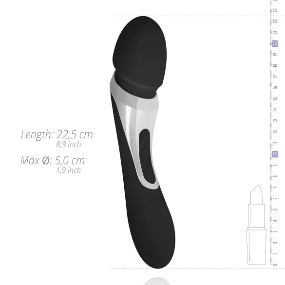 Sway No.1 Wand - Akku, 2in1 Massagevibrator (schwarz)