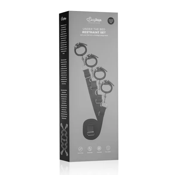 Easytoys - Bettfessel-Set (schwarz)