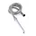 Rimba - Aluminium Intim-Duschkopf mit Schlauch (silber)
