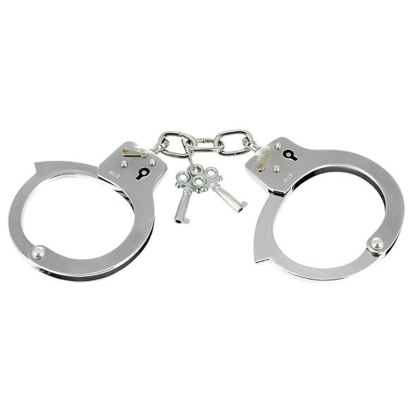 Rimba Metal Police - Metall-Handschellen (silber)