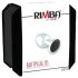 Rimba XS - Schwarzer Schmuck Anal Plug aus Metall (Silber)