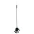 Rimba - Silikon-Reitgerte mit Handdesign - 40cm (schwarz)