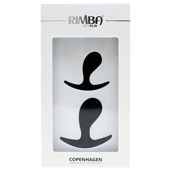 Rimba Copenhagen - Anal Plug Set - Schwarz (2 Stk.)