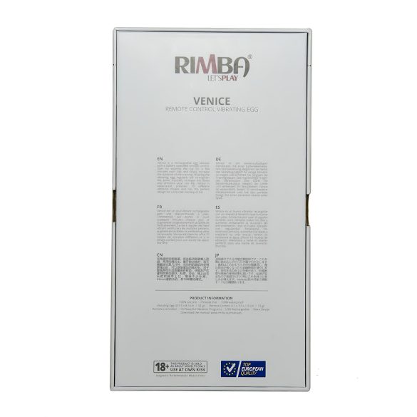 Rimba Venice - Akku-Radiovibrator Ei (schwarz)