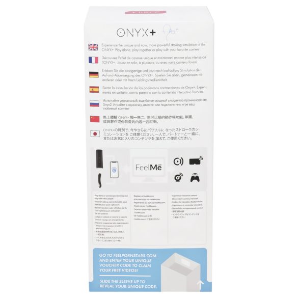 Kiiroo Onyx+ Asa Akira Experience - interaktiver Masturbator (schwarz)