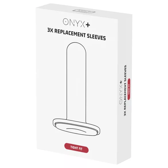 Kiiroo Onyx Enges Hülle - Masturbator Manschette - 3 Stück (Weiß)