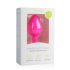 Easytoys Diamond - Analdildo mit weißem Stein (mittel) - pink
