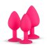 Easytoys Diamond - Analplug-Set (Rosa)