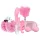 LoveBoxxx I love Pink - Vibrating Bondage Set (6-teilig) - Pink