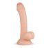 Real Fantasy Vince - natürliches Dildo mit Vorhaut und Hoden - 19,5 cm