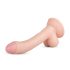 Real Fantasy Vince - natürliches Dildo mit Vorhaut und Hoden - 19,5 cm