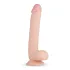 Real Fantasy Elvin - naturgetreuer Dildo mit Hoden - 28 cm (natur)