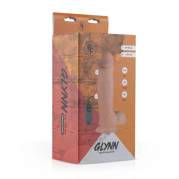 Real Fantasy Glynn - Akku-Vibrator, realistisch, 25cm (natur)