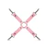 Geheime Lusttruhe - Fortgeschrittenes BDSM-Set - 14-teilig (Rosa)