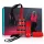 Secret Pleasure Chest - Fortgeschrittenes BDSM-Set - 10-teilig (rot)