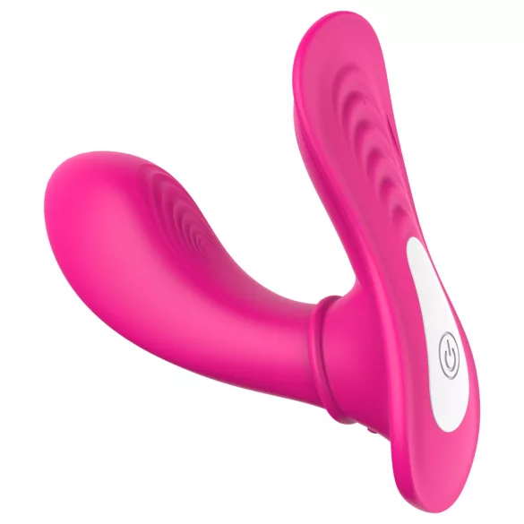Dreamtoys Essentials - tragbarer G-Punkt‑Vibrator mit Slip (magenta)