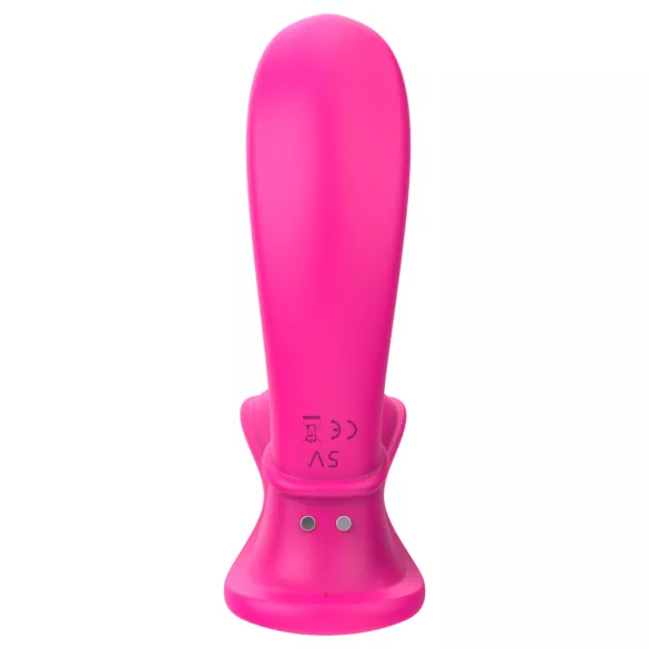 Dreamtoys Essentials - tragbarer G-Punkt‑Vibrator mit Slip (magenta)