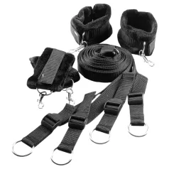 Dreamtoys Blaze - Bettfesselungs-Set (schwarz)