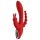 Red Revolution Hera - Akku, wasserdichter 3-armiger Vibrator (Rot)