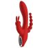Red Revolution Hera - Akku, wasserdichter 3-armiger Vibrator (Rot)