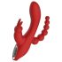 Red Revolution Hera - Akku, wasserdichter 3-armiger Vibrator (Rot)