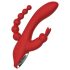 Red Revolution Hera - Akku, wasserdichter 3-armiger Vibrator (Rot)