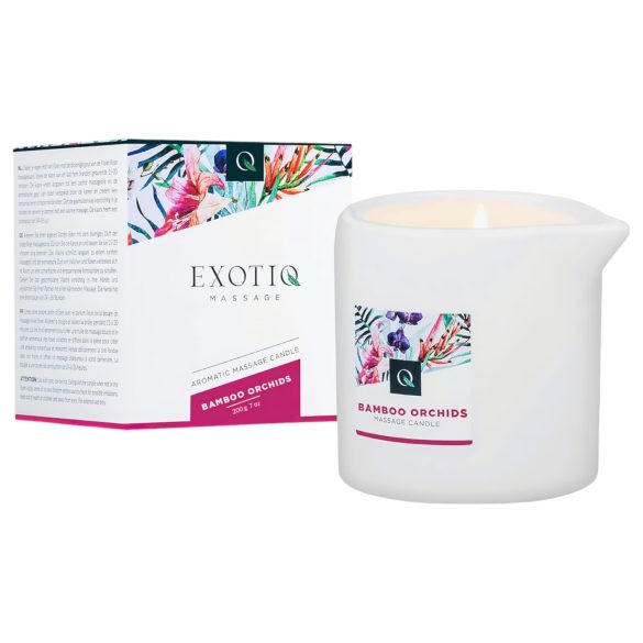 Exotiq Bambus-Orchidee - Massagekerze (200g)
