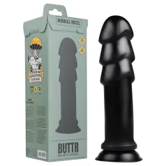 BUTTR Madbull Muzzl - Saugnapf-Dildo (schwarz)