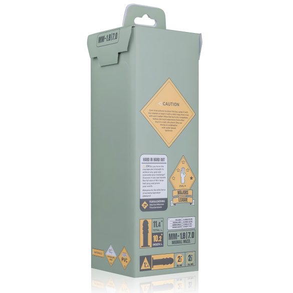 BUTTR Madbull Muzzl - Saugnapf-Dildo (schwarz)