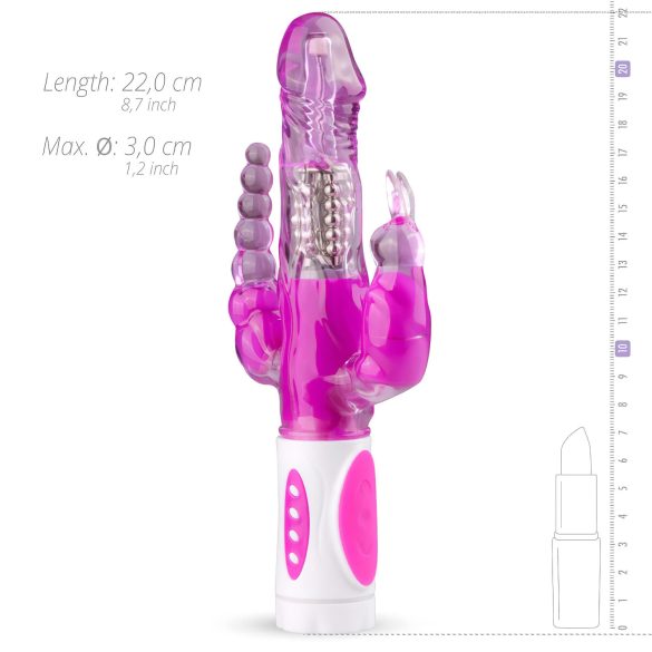 Easytoys Raving Rabbit - 3-facher Vibrator (rosa)