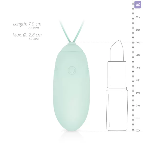 LUV EGG - Akku Vibro-Ei mit Fernsteuerung (grün)