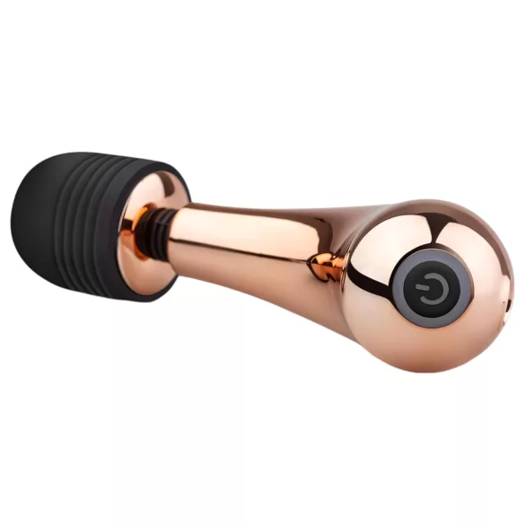 Rosy Gold Wand Mini Curve - Massage-Vibrator (Roségold)