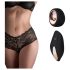 Pantyrebel - Wiederaufladbarer, Funk-Vibrationsslip - Schwarz (S-L)